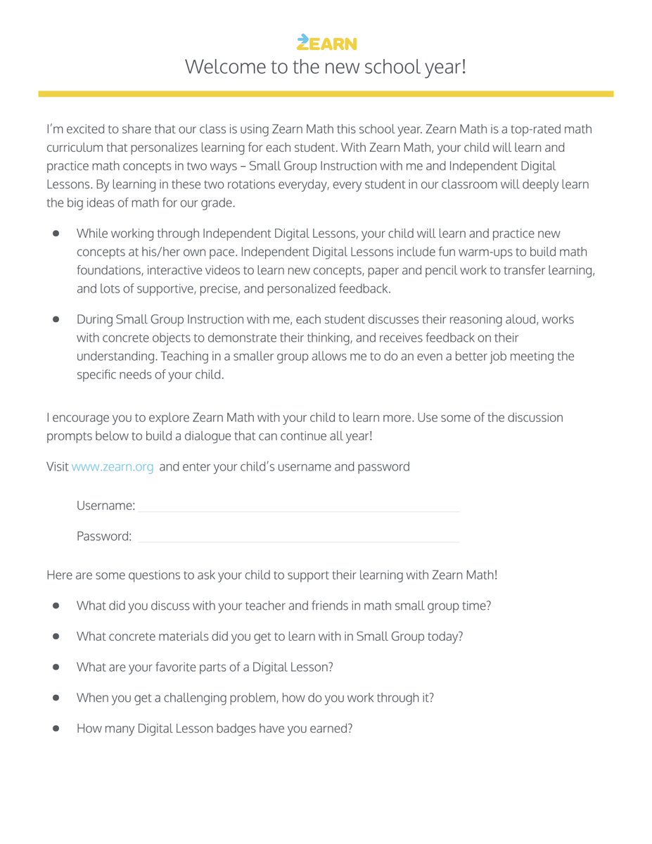 wallpapers Learn Everyday Curriculum Parent Letter our downloadable parent letter