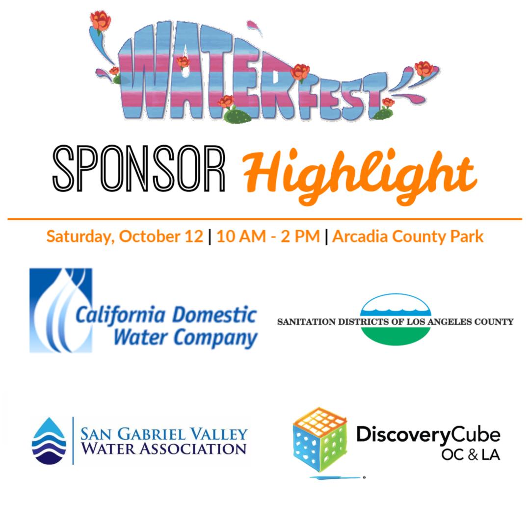 upperwatersgv's tweet photo. #WaterFest Sponsor Highlight! Thank you to 
@SanDistricts, California Domestic Water Company, 
@DiscoveryCubeLA, and @SGVH2O for their generous sponsorships and contributing to Upper District's 60th Anniversary of incorporation. #SGVwatersmart https://t.co/9tpHhYTHGv