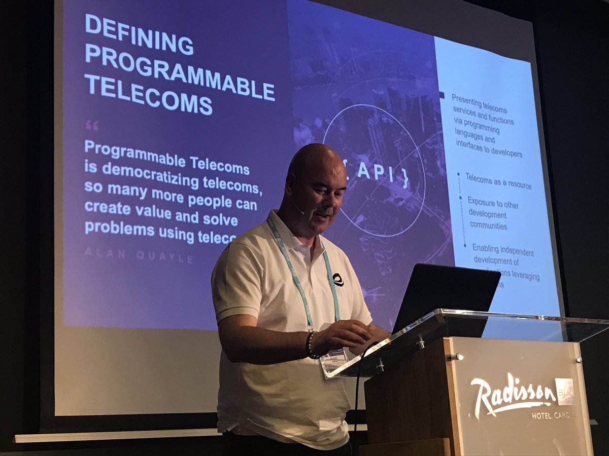 LINX_Network's tweet photo. Mark Daley of @Epsilontel is giving a #LINX106 sponsor presentation entitled ‘The emergence of programmable telecoms’ https://t.co/jovYPzXCHE