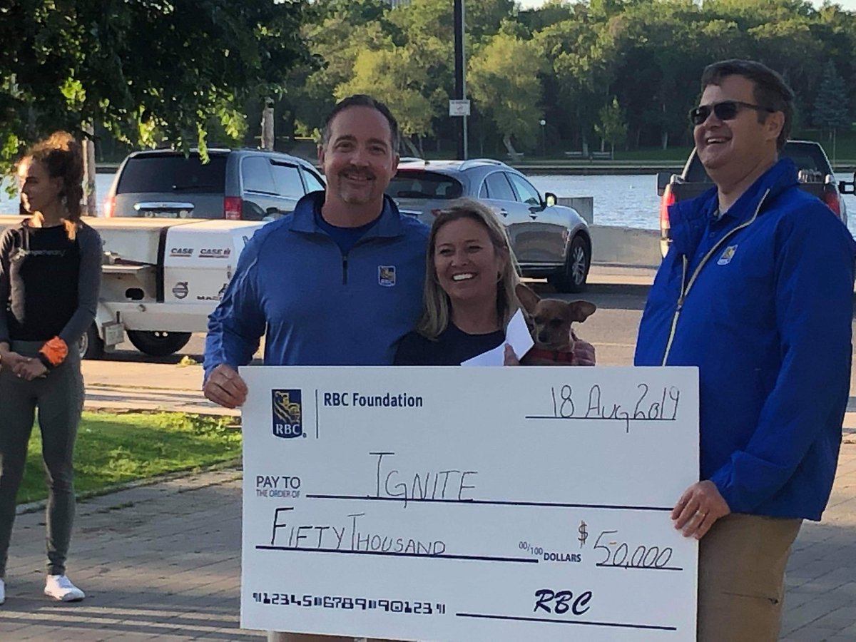 Big thank you to <a href="/RBC/">RBC</a> for investing in Ignite and supporting young people! #investinourpeople