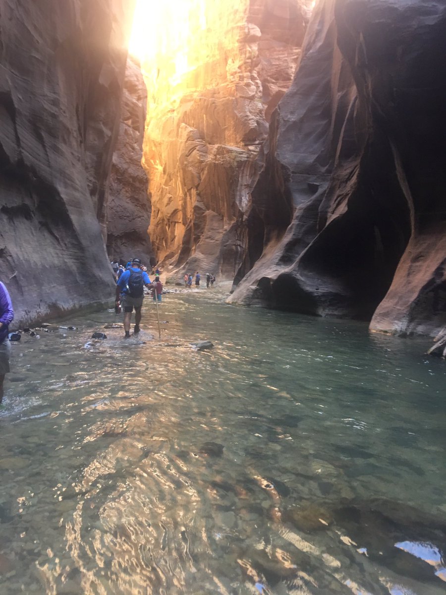 BBFox13's tweet photo. #WritingCommnunity very blessed to have spent the last few days in Irvin’s, UT. Hiked The Narrows at Zion National Park... #MondayMotivation #Poetry to follow. https://t.co/1l45yZDNSJ