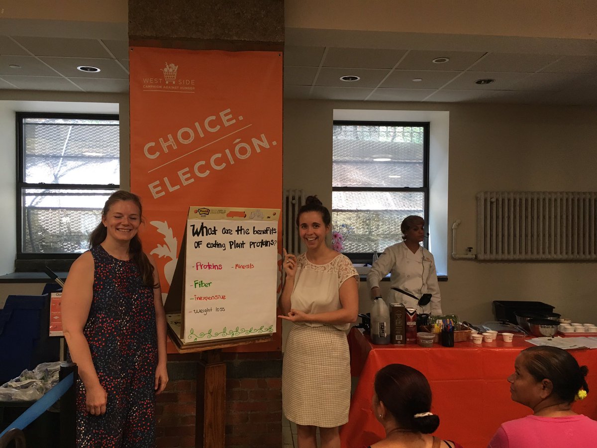 gregorymark72's tweet photo. Kicking off Monday @wscah with nutrition, plant based proteins and visit from @r_atcheson and offices of  @GaleBrewerNYC @BPEricAdams to talk #freshproduce in  @NYCCouncil #EFAP for #NYers in need! #difnity #community #choice https://t.co/1oXw5JYcxc