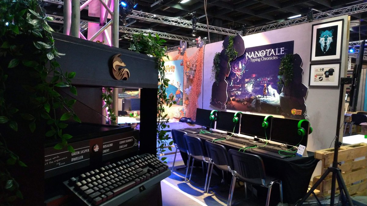 Ready for tomorrow <a href="/gamescom/">gamescom</a> in the <a href="/IndieArenaBooth/">Indie Arena Booth</a> on <a href="/nanotalegame/">Nanotale - Typing Chronicles</a> booth.

#belgiangamesindustry #gamescom2019 #indiegame #gamedev <a href="/FishingCactus/">Fishing Cactus</a>