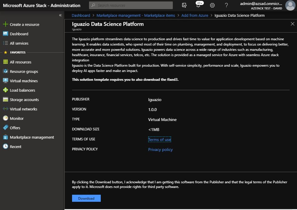 Darmour_MSFT's tweet photo. New in #AzureStack marketplace: the @Iguazio #DataScience Platform. Perfect if you have regulated data, need to integrate w/ corpnet resources, or need to make real-time decisions on the Edge.
Thx @asafso @hjerez @shriramnat https://t.co/uPY0J2tJp5