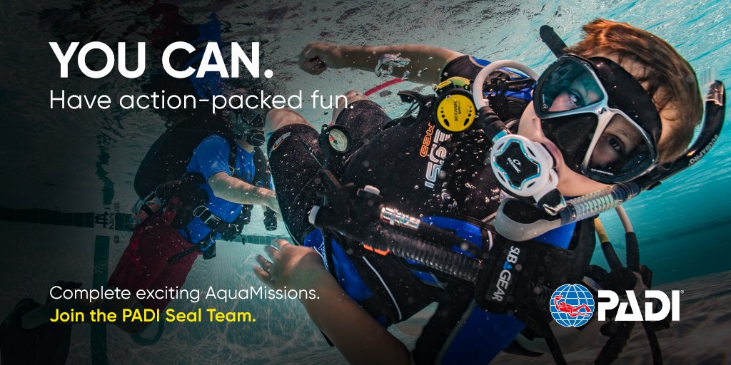 PADI SEAL TEAM
From age 8
Ideal start for the younger generation before moving onto Junior Open Water.

Contact us today for more information!