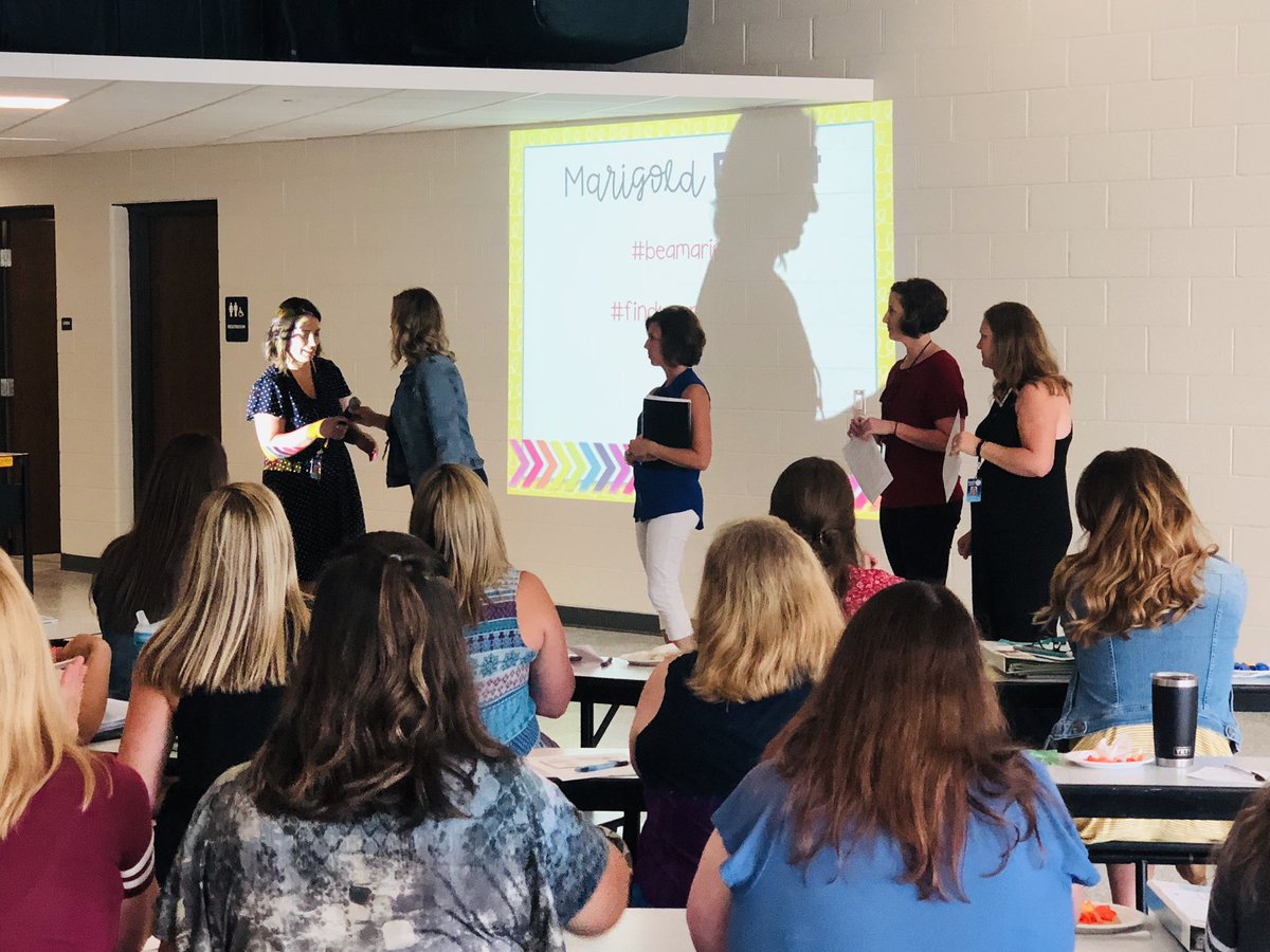 “Be the person who CELEBRATES other people.” -Candy Wells, Principal Newaygo Elementary. Special thanks to <a href="/PegMathis/">Peg Mathis, Ph.D</a> and @NewaygoPS for helping educators remember their WHY as they kick off the 2019-2020 school year! #equip, #encourage, #empower, #inspire