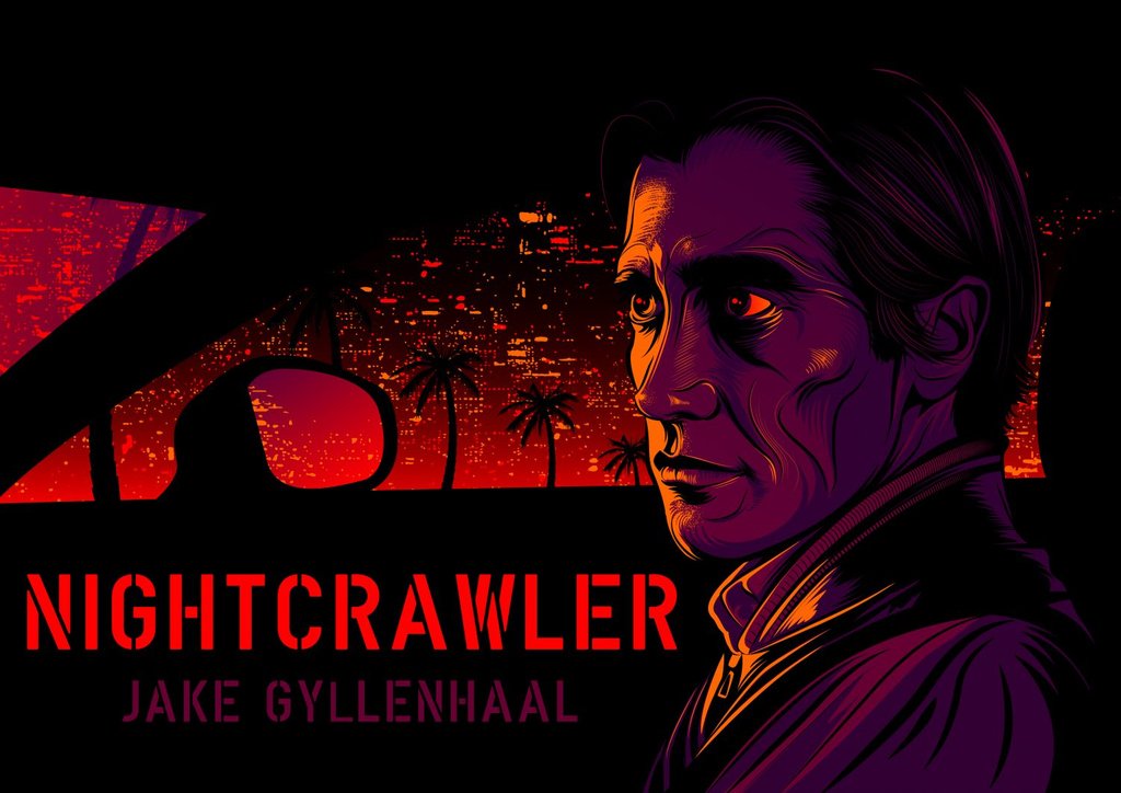 PosterSpy.com on X: Nightcrawler (2014) alternative poster art uploaded by  @theboysinthelab  #Nightcrawler #PosterSpy   / X