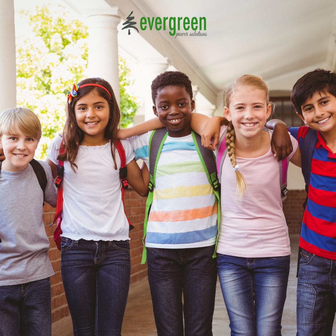 EvergreenPowSol's tweet photo. Lunches made. School bags packed. And, just like that... back to school!  You have better things to do than deal with electricity... #backtoschool #electricity #electricitybill #electricityrates #Texas #EvergreenPowerSolutions https://t.co/4fj5bysh2X