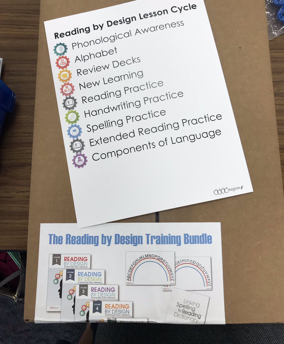 So excited 😃
<a href="/Region4ESC/">Region 4 ESC</a> #ReadingByDesign