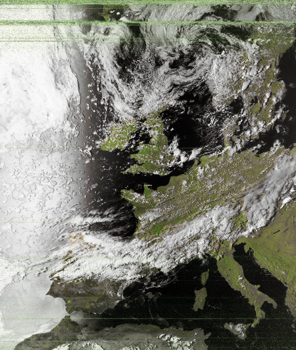 Tysonpower's tweet photo. Short #NOAA19 #HRPT from the #ILLW Location on a 30° pass.

Of course Handtracked 😎 https://t.co/j9EyJP7KUB