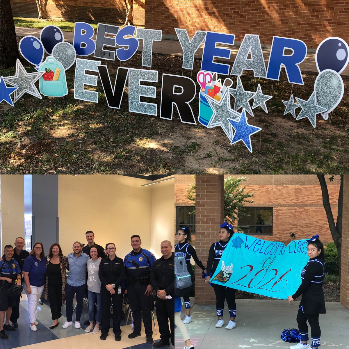 chadhunterCFB's tweet image. #cfbfirstday! Thank you to all the Farmers Branch community members that helped welcome our student scholars! #FearlessFamilyVF