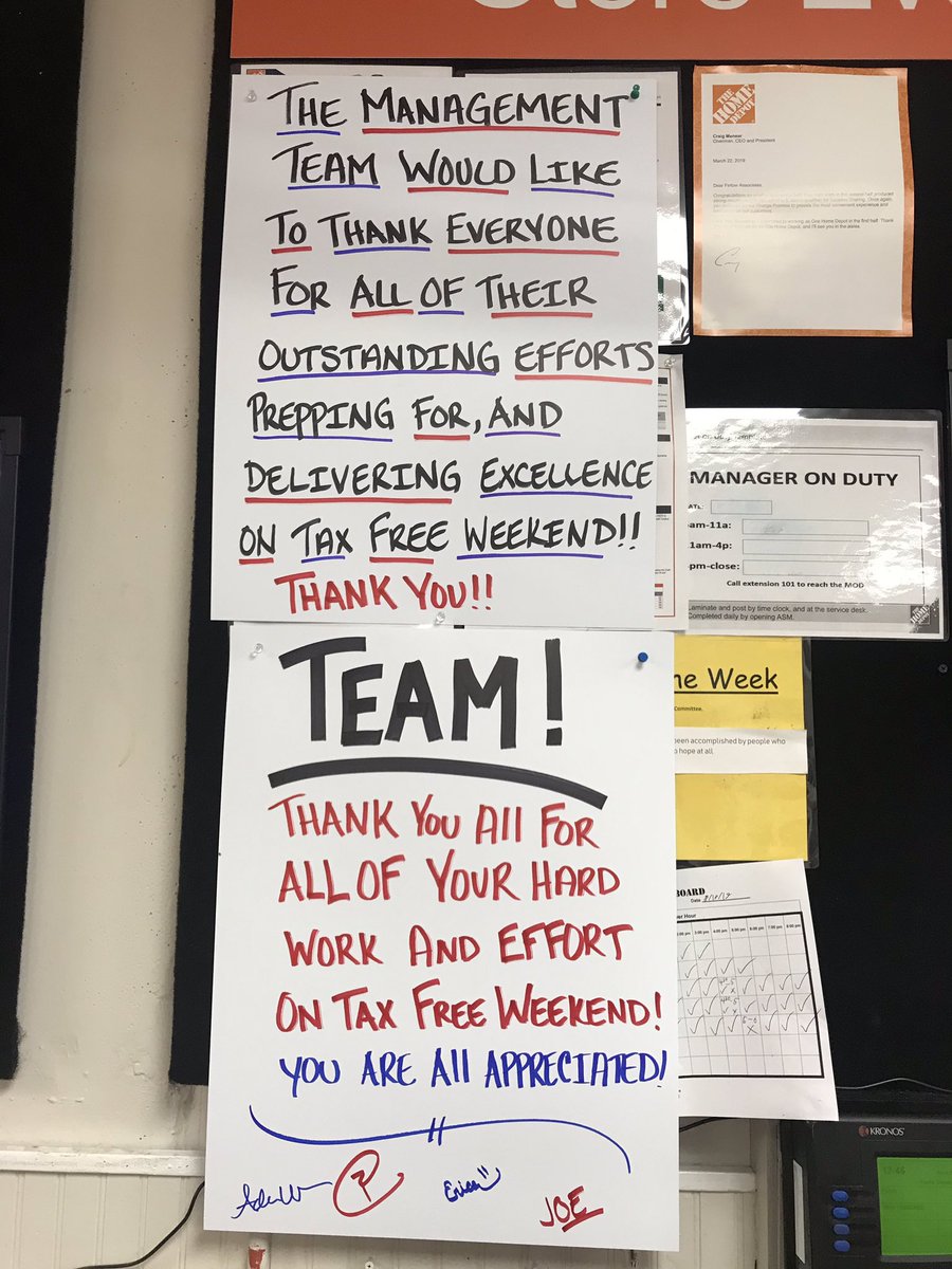 A huge thank you to our entire team for helping out this Tax Free Weekend! <a href="/bougie_joe/">Joe Bougie</a> <a href="/AWerner522/">Adam werner</a> @EKuchachik <a href="/marantes1/">Marcelo Arantes</a>