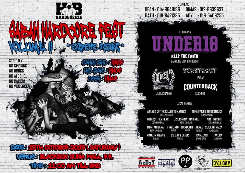 jennthompson2811 (@jenn_thompson) on Twitter photo #SABAH SATURDAY October19, 2019 SABAH HARDCORE FEST Vol.II 11am Blackbox Suria #KK ft. <a href="/Under18bchc/">UNDER18</a> #KeepTheFaith <a href="/NetJBHC/">NeverEndingThreats</a> #Substract #Counterback and local heroes #AttackOfTheKillerTomatoes #ToneFailedToDestruct <a href="/wordstheyfear/">Words They Fear</a> #DiscriminationFree #AintNoShit <a href="/MuntahG/">Muntah Darah Grindcore</a> ++ #SABAH SATURDAY October19, 2019 SABAH HARDCORE FEST Vol.II 11am Blackbox Suria #KK ft. <a href="/Under18bchc/">UNDER18</a> #KeepTheFaith <a href="/NetJBHC/">NeverEndingThreats</a> #Substract #Counterback and local heroes #AttackOfTheKillerTomatoes #ToneFailedToDestruct <a href="/wordstheyfear/">Words They Fear</a> #DiscriminationFree #AintNoShit <a href="/MuntahG/">Muntah Darah Grindcore</a> ++