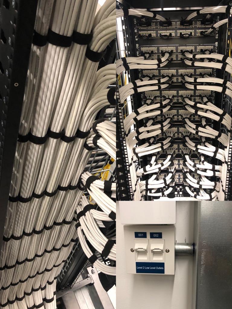 BSCLltd's tweet image. Just under 400 new @CommScope Cca Cat6 outlets installed in this new MDF. All tested using one of our @FlukeNetDCI DSX-5000 CableAnalyzer testers. 
#RunsOnCommscope #cableporn