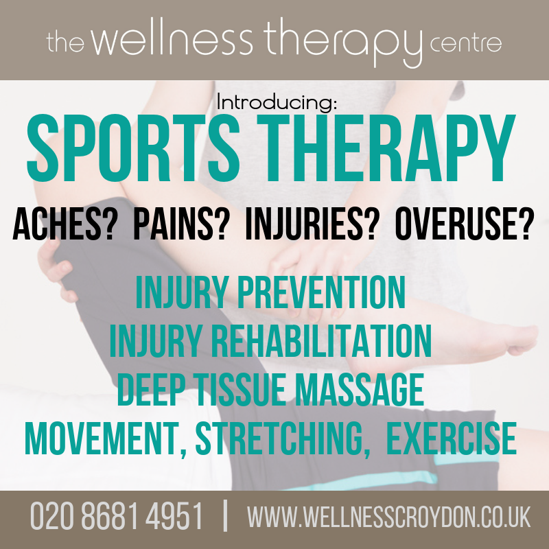 Wellnesscroydon's tweet photo. New week, new therapist, new treatment! Please join us in welcoming Nicky our Sports Therapist, now available on Fridays @ Wellness Croydon. For details &amp; bookings: 020 86814951 #sportstherapy #wellness #sportsinjury #rehab #massage #sportsmassage #wellnesscroydon #painfree https://t.co/hXJeArMUlT