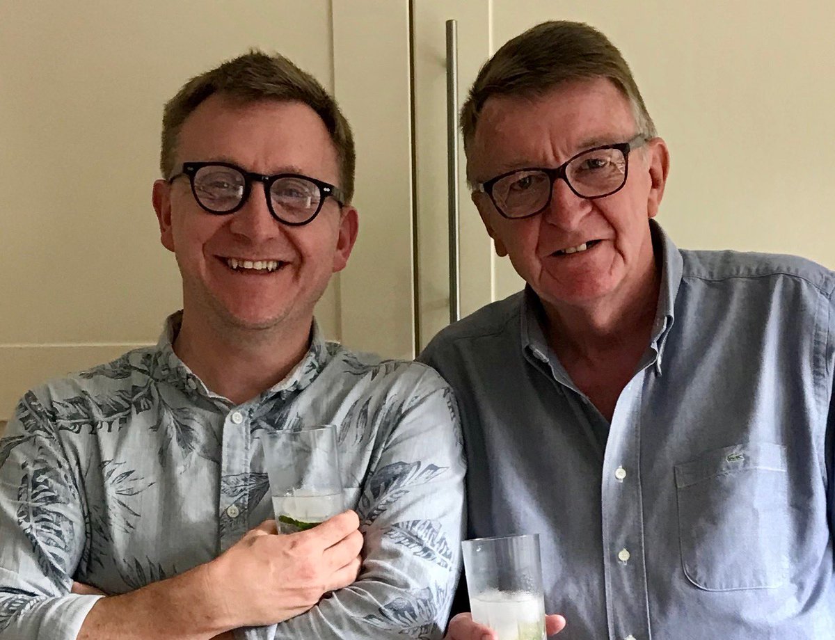 DicksonBob's tweet photo. Two generations of Dicksons with the same thirst for the G and T’s https://t.co/IwmDTGvJAA
