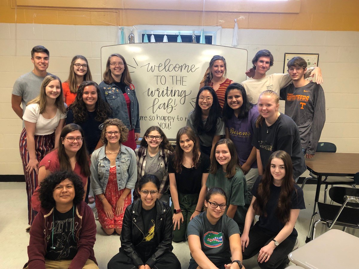 We are officially open! Come in for writing help... and candy!