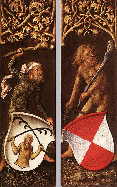 FolkloreThurs's tweet image. This week's #FolkloreThursday theme is wild men, wild women, and #wild places! (Artist: Albrecht Durer)