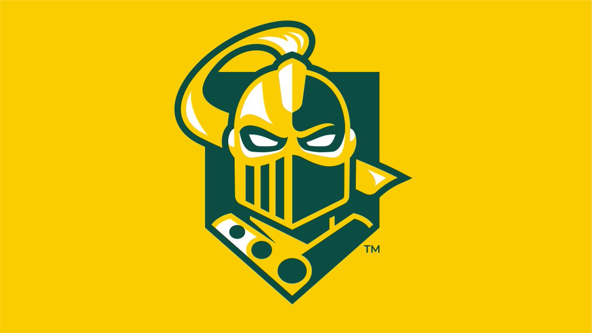 ClarksonUniv's tweet photo. Bold. Proud. Confident. Fierce.
These are just a few of the traits that came up time and again when we asked our students and fans what the Golden Knight mascot needed to be. We heard you. 
Our new Golden Knight embraces our past while looking forward to what’s next. #LetsGoTech https://t.co/OSVSqvcIi6