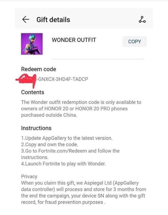 MichaTomczyk11's tweet photo. Wonder for 25 $ now! Anyone? π€© DM me! #25forskin
#Fortnite #WonderfulDaywithJO #FortniteWorldCup2019 #fortnitecode #fortnitewonder #wonderskin #honor20 #freebp #freewonder #freecode #codeforsale #cheapwonder #proof #Giveway #honor20 #HonorGuard #honorfortnite #honorskin https://t.co/ugxfB8JkO6