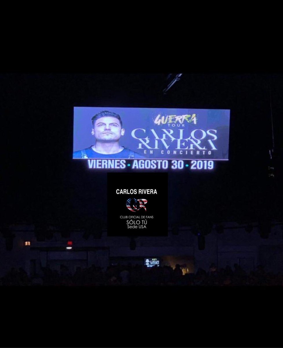lesliiech16's tweet photo. Ya falta cada dia menos para disfrutar este maravilloso tour en USA 🇺🇸 💙🤘🏻 #arenatheater #Houston @_CarlosRivera  #GuerraTourUSA https://t.co/b4vKBQKi9Q