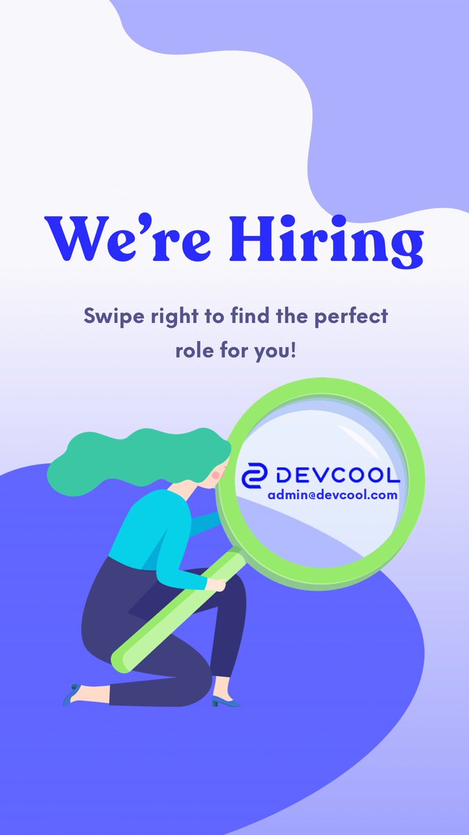 DEVCOOLINC's tweet photo. You or anyone you know looking for a job? Be sure to check out our available positions and send your resume to admin@devcool.com! #hiring #devcoolfamily #jobsearch #californiajobs #joinourteam https://t.co/PLRnGjGqwd