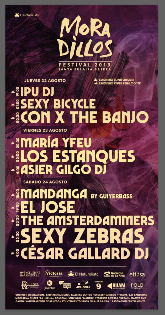 Madre mía qué poquito nos queda para disfrutar de un fin de semana lleno de música y buen ambiente