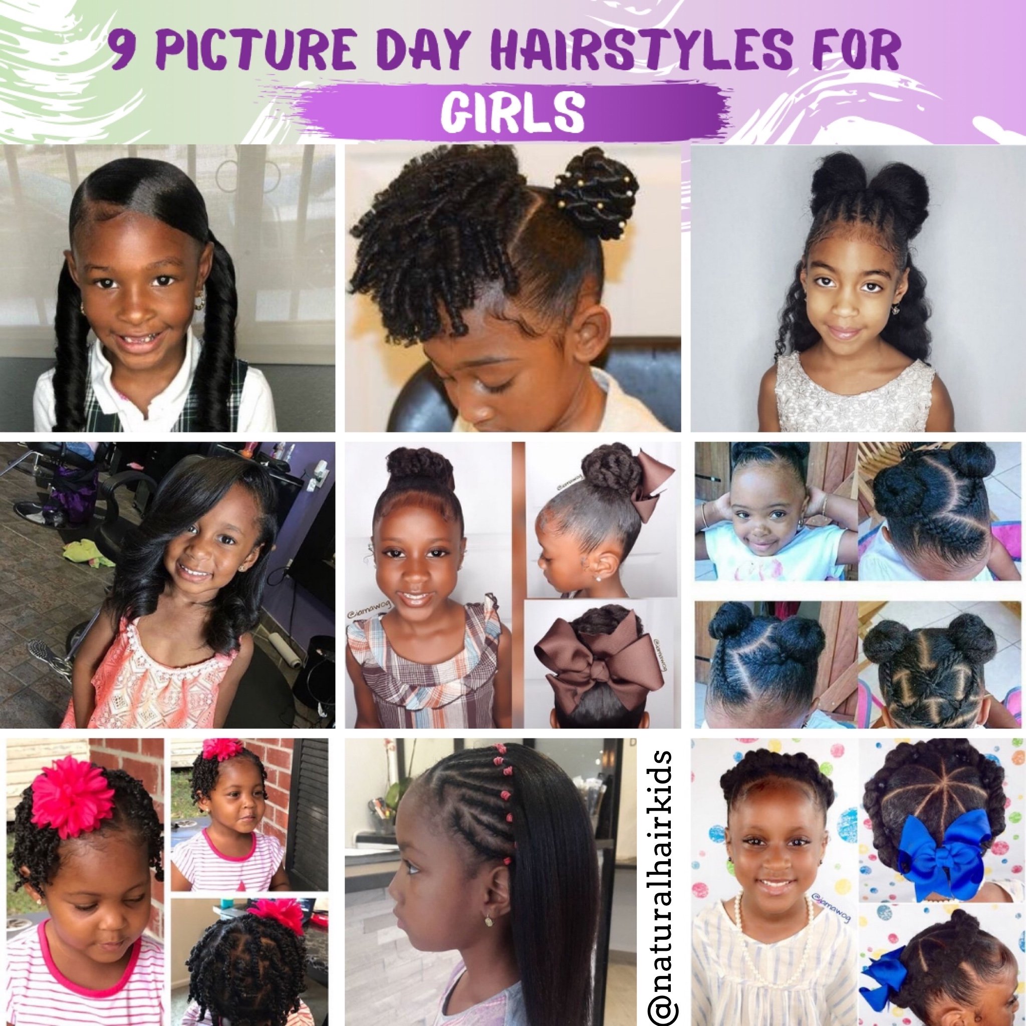 Image of Bun picture day hairstyle