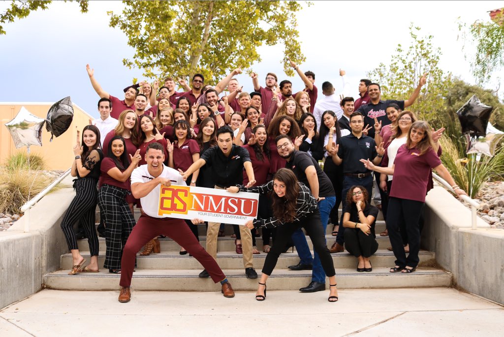 ASNMSU's tweet photo. The Associated Students of New Mexico State University would like to welcome all returning &amp; new Aggies back to NMSU. We hope you are as excited as we are for this upcoming year! #ASNMSU #AggieUp https://t.co/HxqtwI6MTh