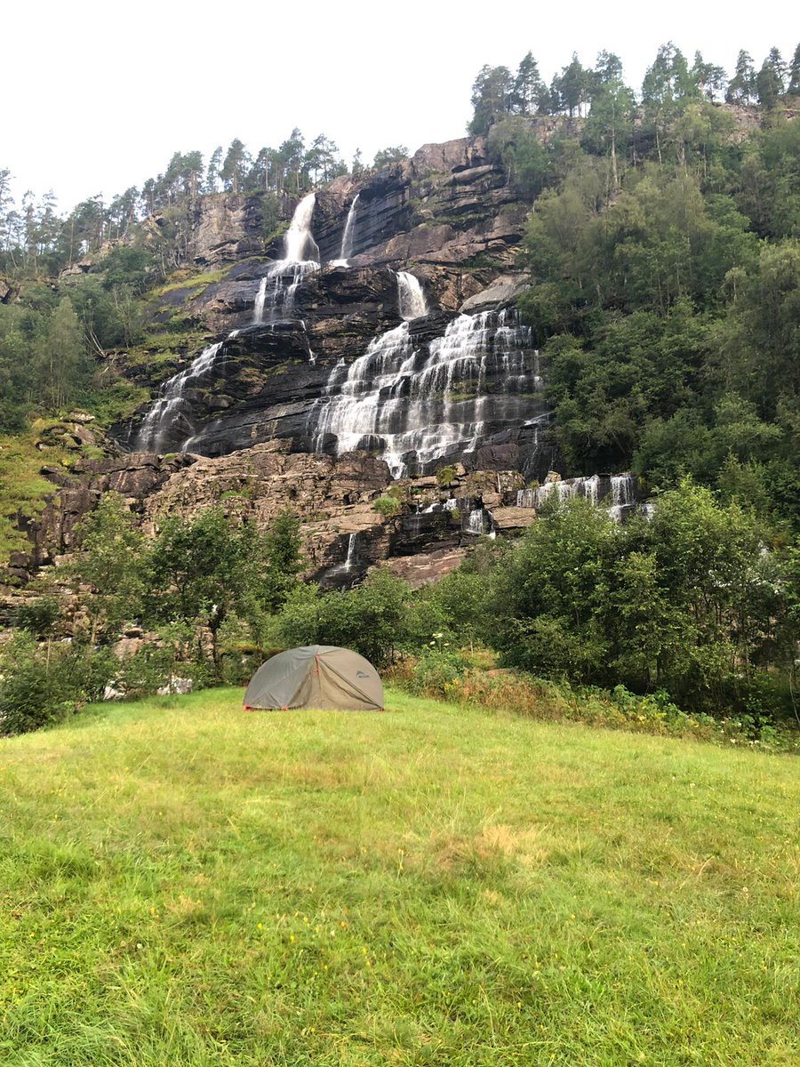 Day 2 on the Dad and Daughter Adventure: ‘Wow! Yep, that pretty much sums up the impact Norway has on you when you arrive! From landing at Kristiansand then riding to Stavanger, we kept saying: “Wow! What a view!”’ #Norway #travel #luggage #motorcycle