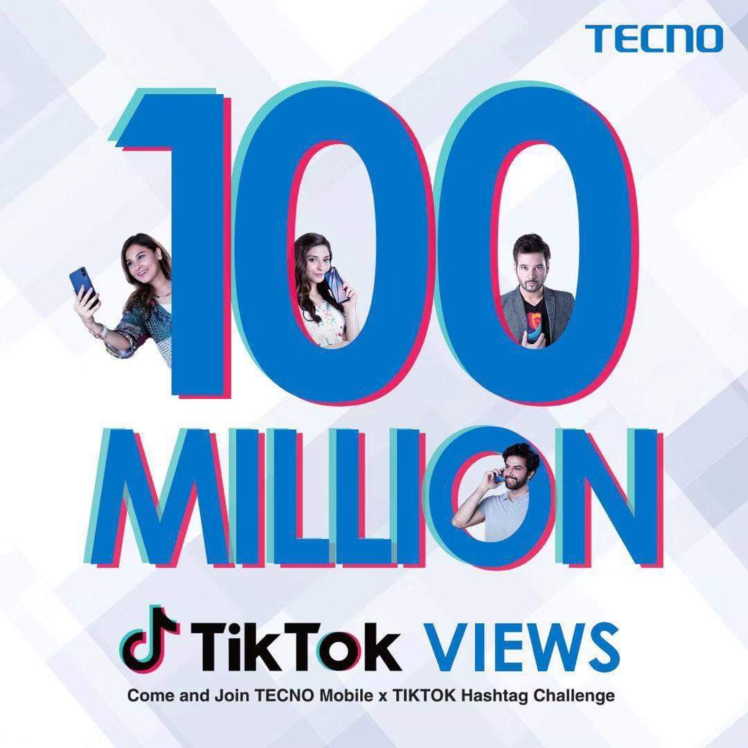 ManagingMankind's tweet image. 100 million people viewed the #SparktheSpeed TIKTOK challenge! 
If you want to win a Spark Go, come and join TIKTOK challenge, 
#TecnoSparkGo @TecnoMobilePK