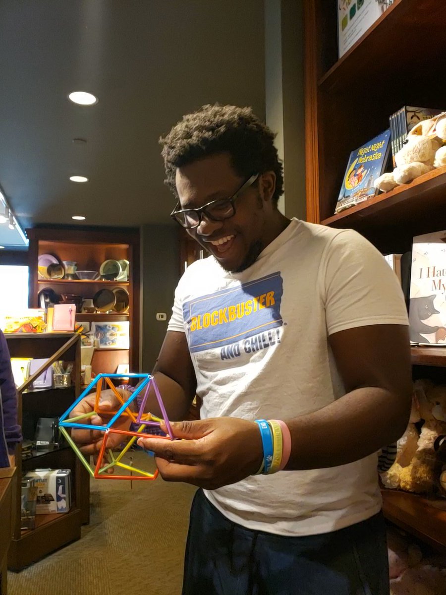 lilririah's tweet photo. Him: I just feel so happy, everything feels so stimmulating
Me: That's called stimming, love. You're stimming
We were definitely in this museum gift shop for awhile, just playing w all of the stimmy things. I'd like to see less-shoppy-like spaces that exist like this. #stimhappy https://t.co/afqsiblHxN