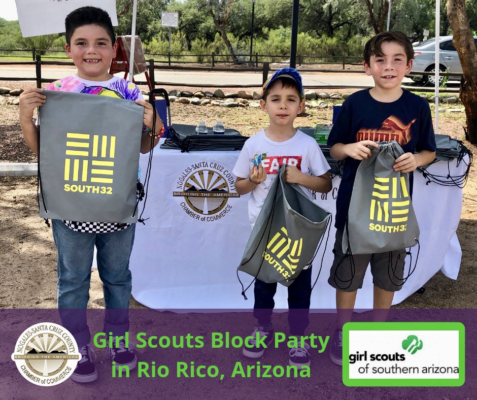NogalesChamber's tweet photo. The @NogalesChamber would like to give a big thank you to @South_32 for providing giveaway items for the 2019 Girl Scouts Fest that was held this past Saturday in #RioRicoAZ! #GirlScouts #LocalEvents #SouthernArizona https://t.co/FVtVFK0bfe