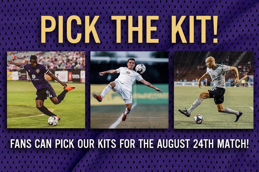 loucityfc's tweet photo. Itβs USL x COPA90 Supporters Weekπ₯and our fans will #PickTheKit this weekend.
More than 1,000 votes already on our social media channels. Silver is in the lead followed closely by Purple.
#BeChampions | #LOUvNC | @Copa90US https://t.co/jjZEcCsh2D