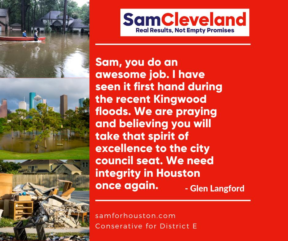samforhouston's tweet photo. This is our #MondayMotivation.👏 Thank you for your support Glen! #SamForHouston https://t.co/ktWuG6x5FD