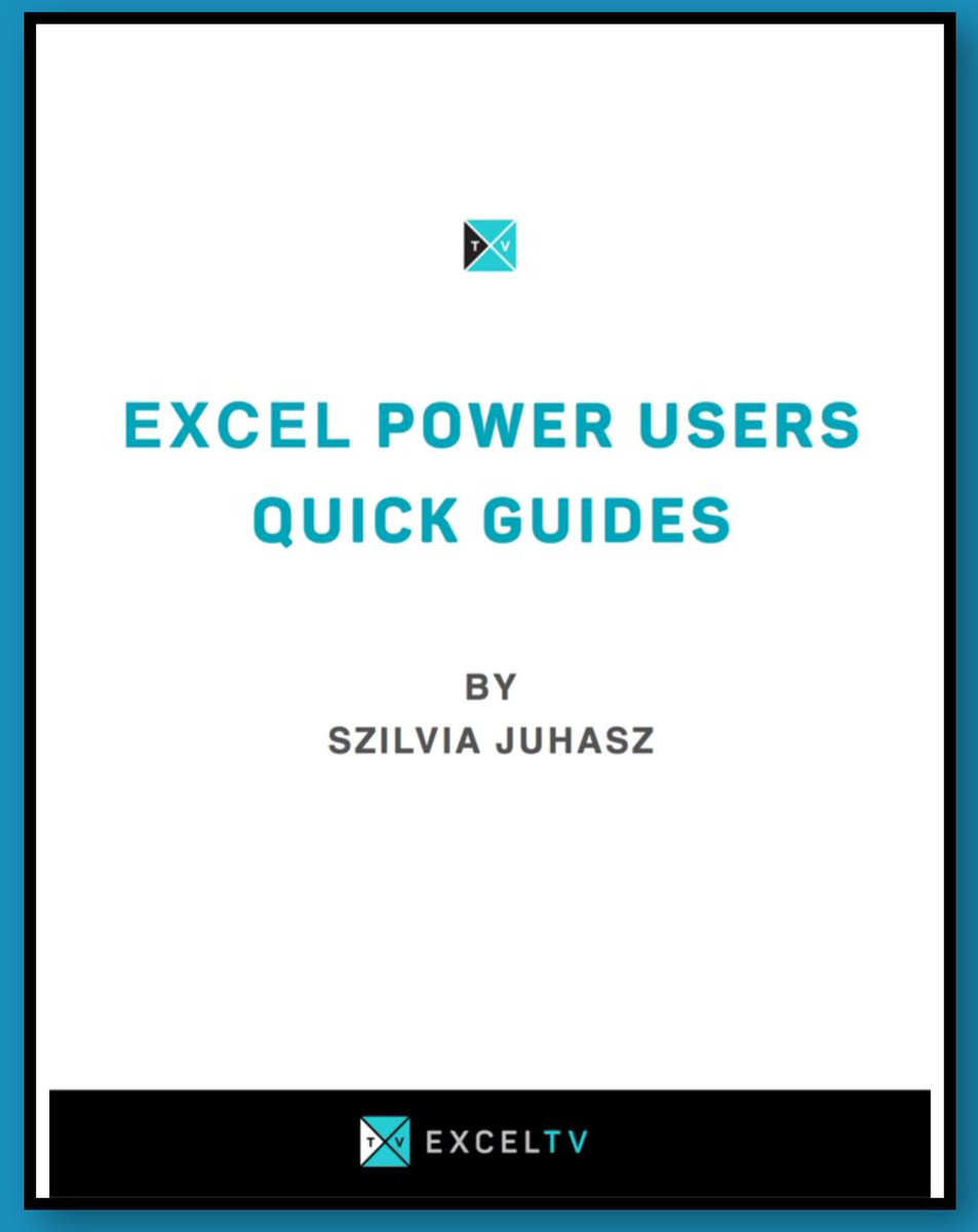 ExcelTV's tweet image. Have you taken advantage of our FREE excel guide? What are you waiting for? This guide was created to help provide you with the best Excel shortcuts!
Learn more today: excel.tv
#Excel #ExcelTV #ExcelGuide