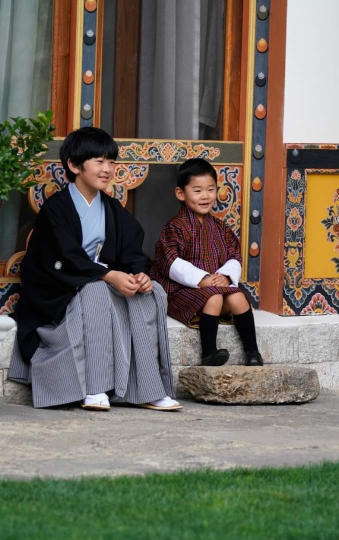 The future is bright!
#PrinceJigmeNamgyel #PrinceHisahito #Bhutan #Japan