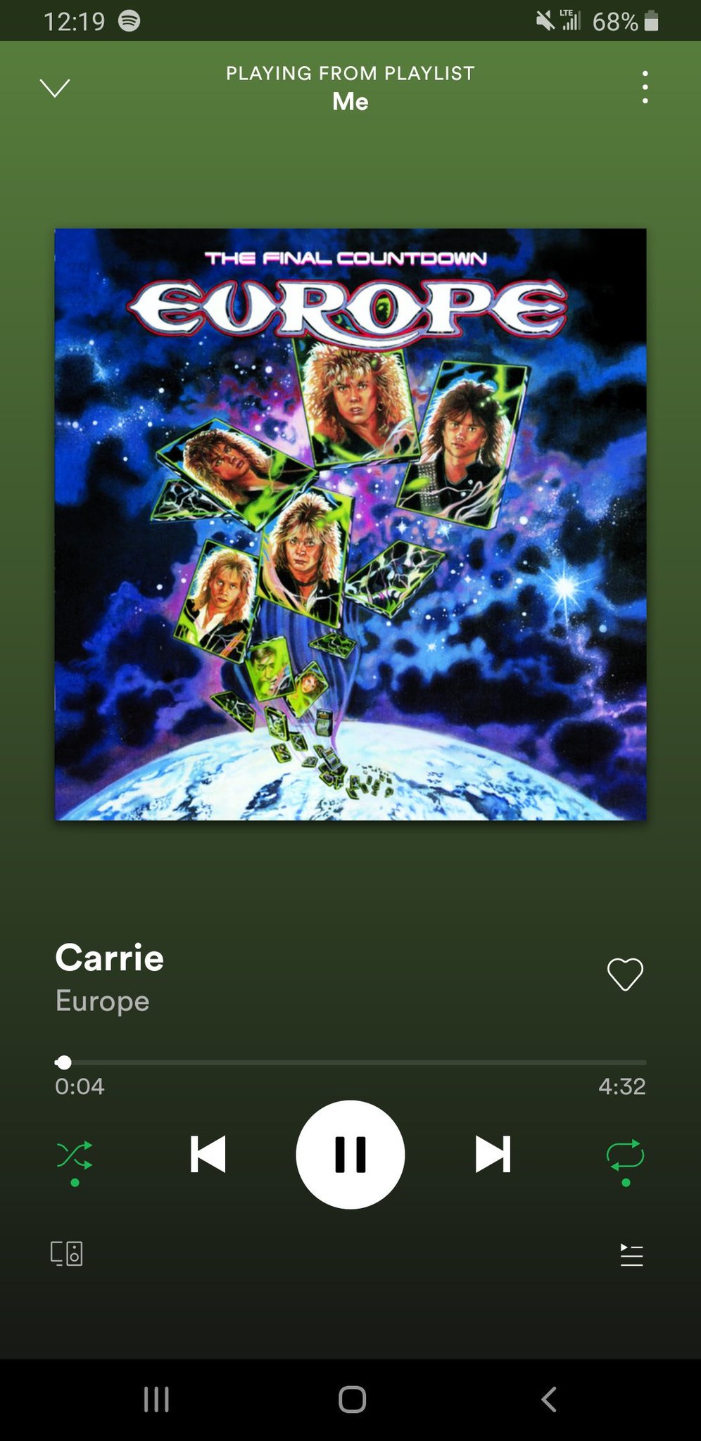 Happy Birthday, Joey Tempest. Thank you for making this song, its embedded in my DNA. 