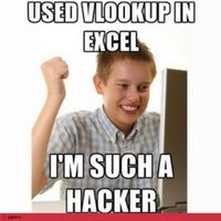 lovespreadsheet's tweet image. No joke, this is how I first felt when learning about VLOOKUP and INDEX/MATCH #Excel #Vlookup #IndexMatch
