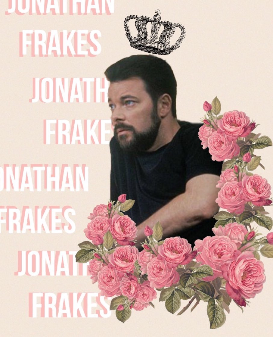 Jonathan Frakes // Vintage inspired edit Happy Birthday 