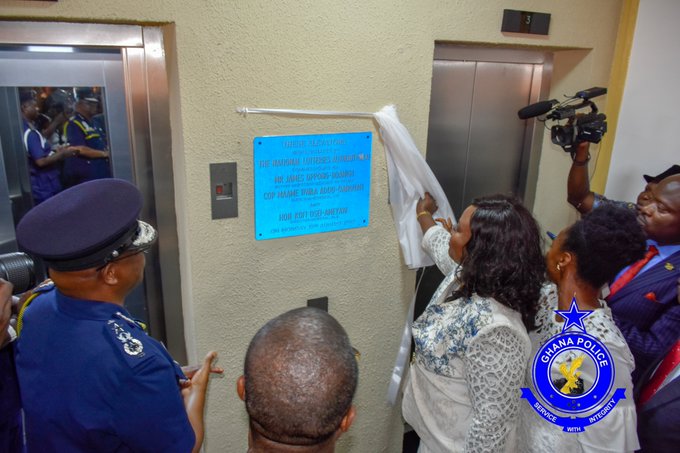 CID Boss, Maame Tiwaa Addo  Commissions New Elevator At CID Headquarters