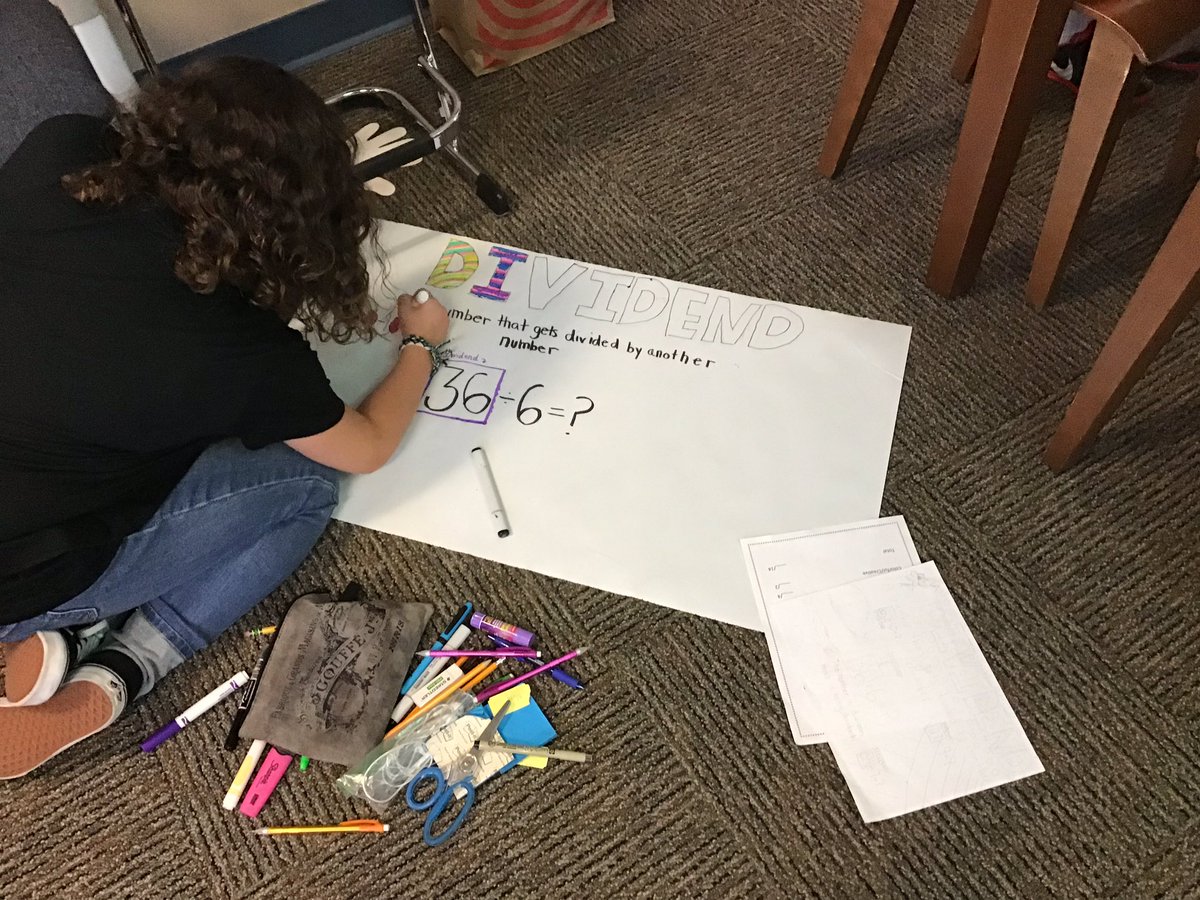 Hartman_RSI's tweet photo. Using accurate #math #vocabulary is important for communicating ideas properly! Students are working hard on creating the posters we will need to remember these terms throughout the year. Really impressed with them! @RSIHawks @AElderClass https://t.co/aCDTtc21KZ
