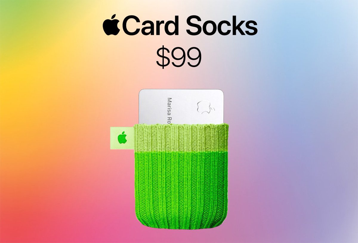JonyIveParody's tweet photo. The best way to protect your titanium Apple Card. #OneMoreThing https://t.co/XhNJ8Tu83a