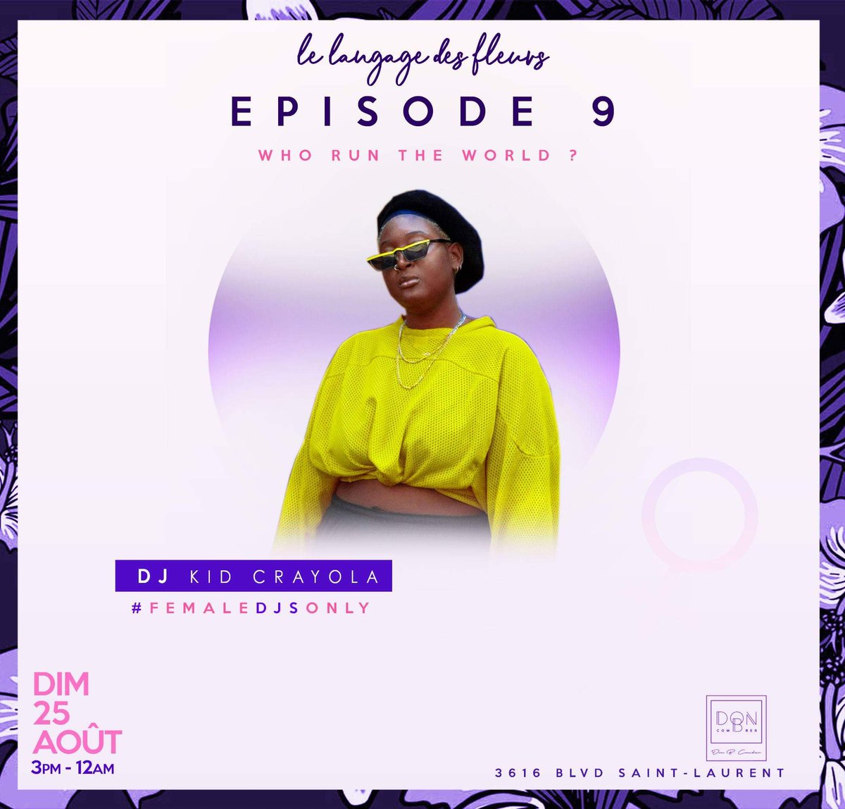 LangageDFleurs's tweet photo. π¨ #FemaleDjsOnly next sunday on #lelangagedesfleurs π·πΌπΊπΉπ¨
Who Run the World???
#DjKidCrayola π₯
#DjMansa π₯
#DjTyty π₯
#DjNas π₯
Don't miss it! We are all witness !! https://t.co/5pzm3V69dm