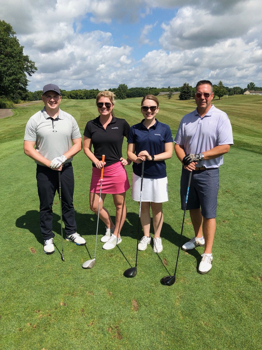 RelianceOneInc's tweet photo. It’s a beautiful day for some golf ⛳️ Some of the R1 team hit the green for the MHCC 28th Annual Golf Outing!
#R1ghtWay #MHCC https://t.co/8QROMghZw6