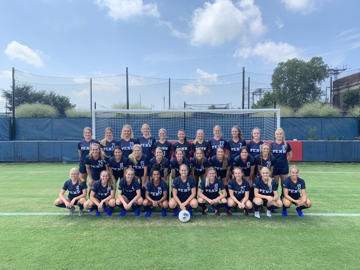 PennWSoccer's tweet photo. Meet the team, 2019’ers looking good in blue! #WRAAP ~1%Better100%Together~ https://t.co/OlgaiIaxPp