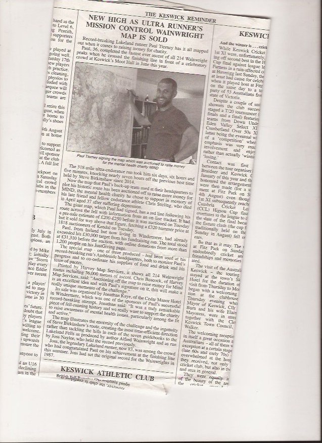 We've been in The Times, The Telegraph and lots of glossy magazines, but now...(fanfare!!!) the Keswick Reminder :-) <a href="/paulmissinglink/">Missing Link Coach</a> <a href="/mckenzien12/">Neil McKenzie</a> <a href="/1818auctioneers/">1818 Auctioneers</a>