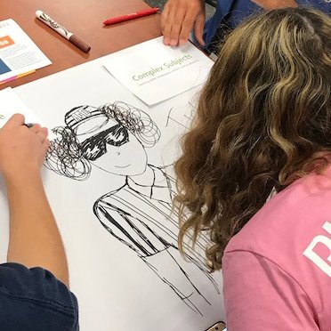 larabrarian's tweet photo. Met with 3 great groups of #RIT Orientation Leaders to brainstorm resources available through @ritlibraries and @ASCatRIT.  What tools are in your superhero toolbelt to help combat the "Antagonists of Academic Success"? https://t.co/eHD22uDZ0O