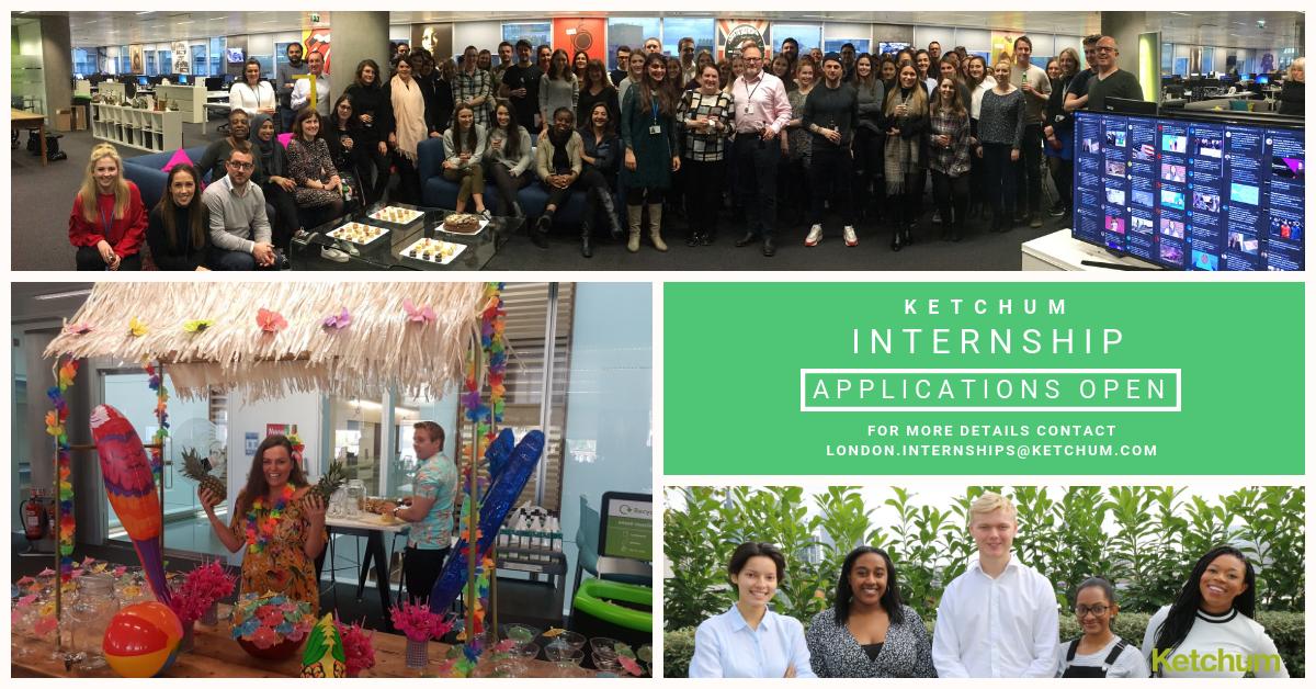💼 Job: Internship
📍 Location: London (<a href="/KetchumUK/">Ketchum UK</a>)
✉️ Apply: ketchum.com/culture-career…

#agencylife #internship