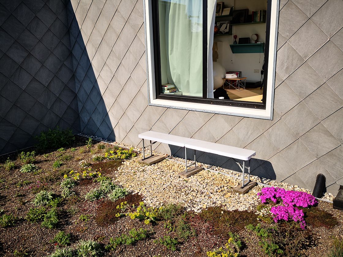 Heb je geen tuin? Maak dan gewoon een tuintje op je dak!
Want wie zit er nu niet graag op een bankje tussen de bloemetjes in de ochtendzon? #groendak #greenroof

canopy-greenroofs.be/blogPost/semi-…
